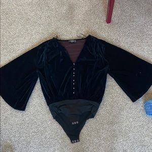 Zara Velvet Bodysuit